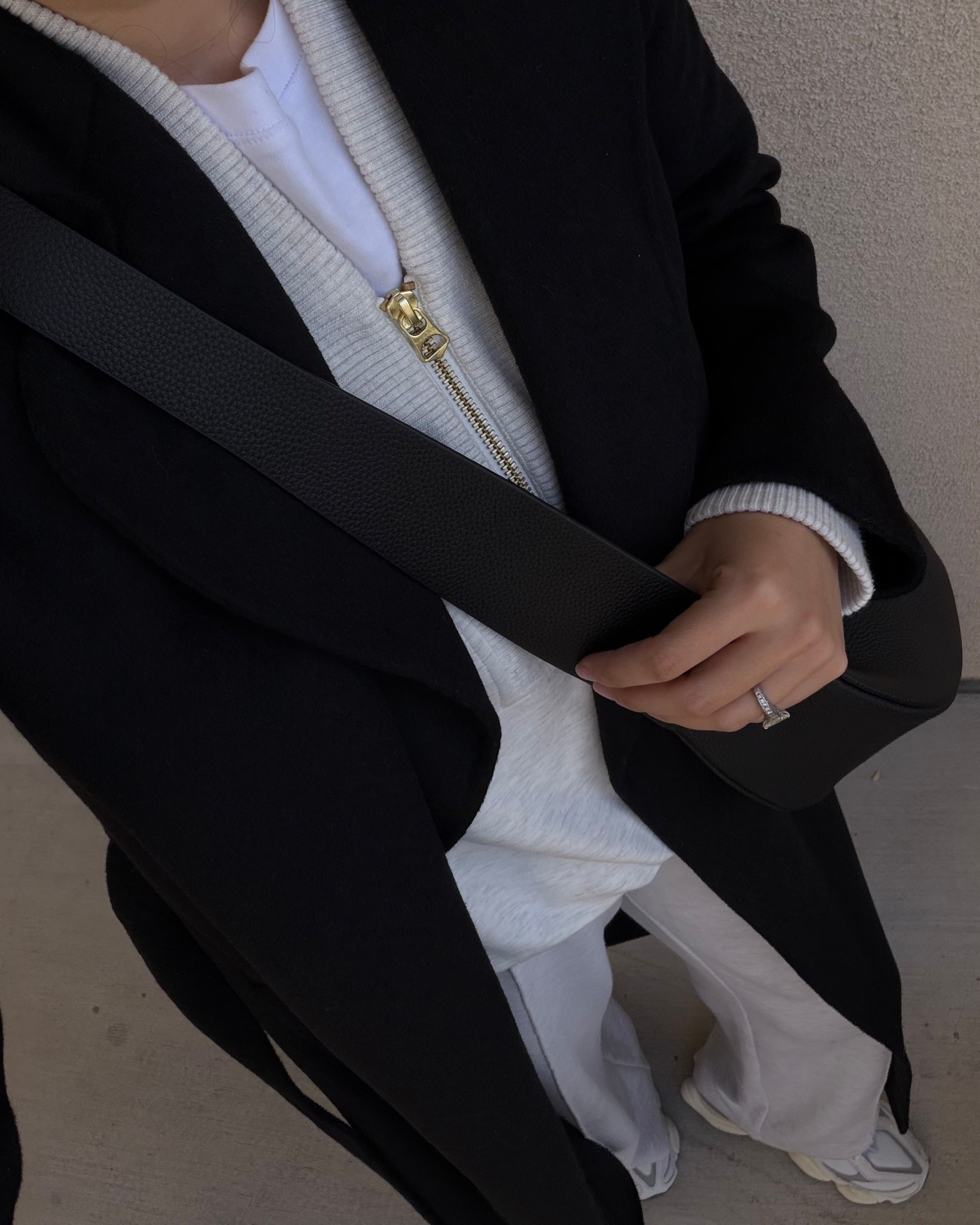 Comfy casual ootd

Varley set - wearing a different sweater but recommend the Davidson or Hawley  small, wide leg pants 28” xs 

Mango coat xs 
Amazon crossbody 
New balance sneakers 

#LTKootd #LTKmomlife