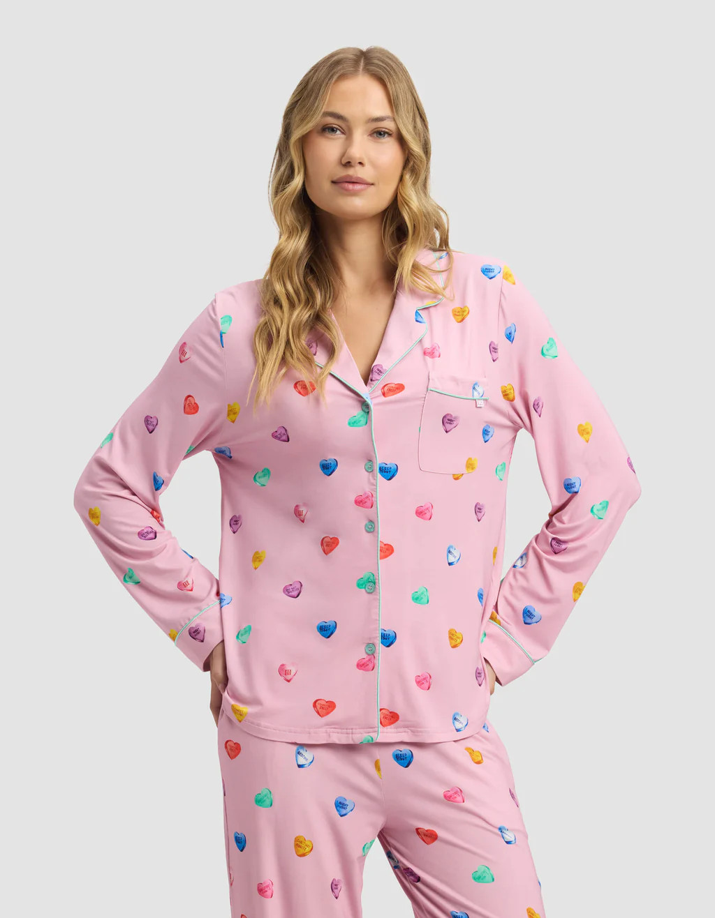 Women's Bamboo Stretch-Knit Long Sleeve Pajama Top | Cozy Earth