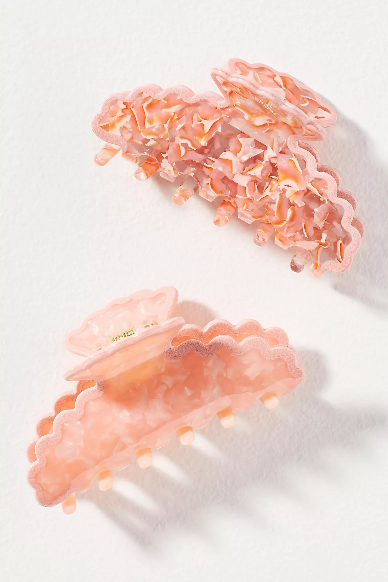 Textured Scalloped Claw Clip | Anthropologie (US)