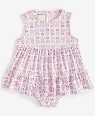 Baby Girls Tulip Stripe Sunsuit, Created for Macy's | Macy's