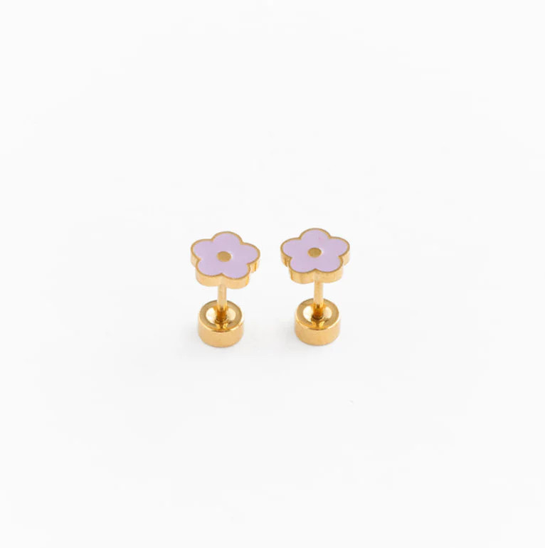 Petite Flower Stud Earrings | Pip Pop Post