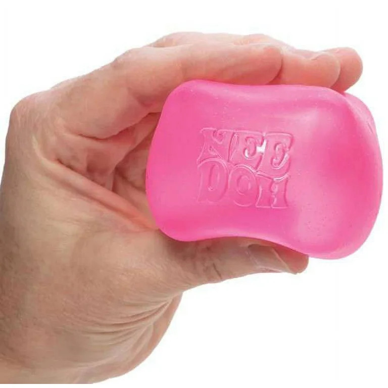 Nee Doh Nice Cube Squish Toy, Ages 3+ (Pink), 1ct | Walmart (US)