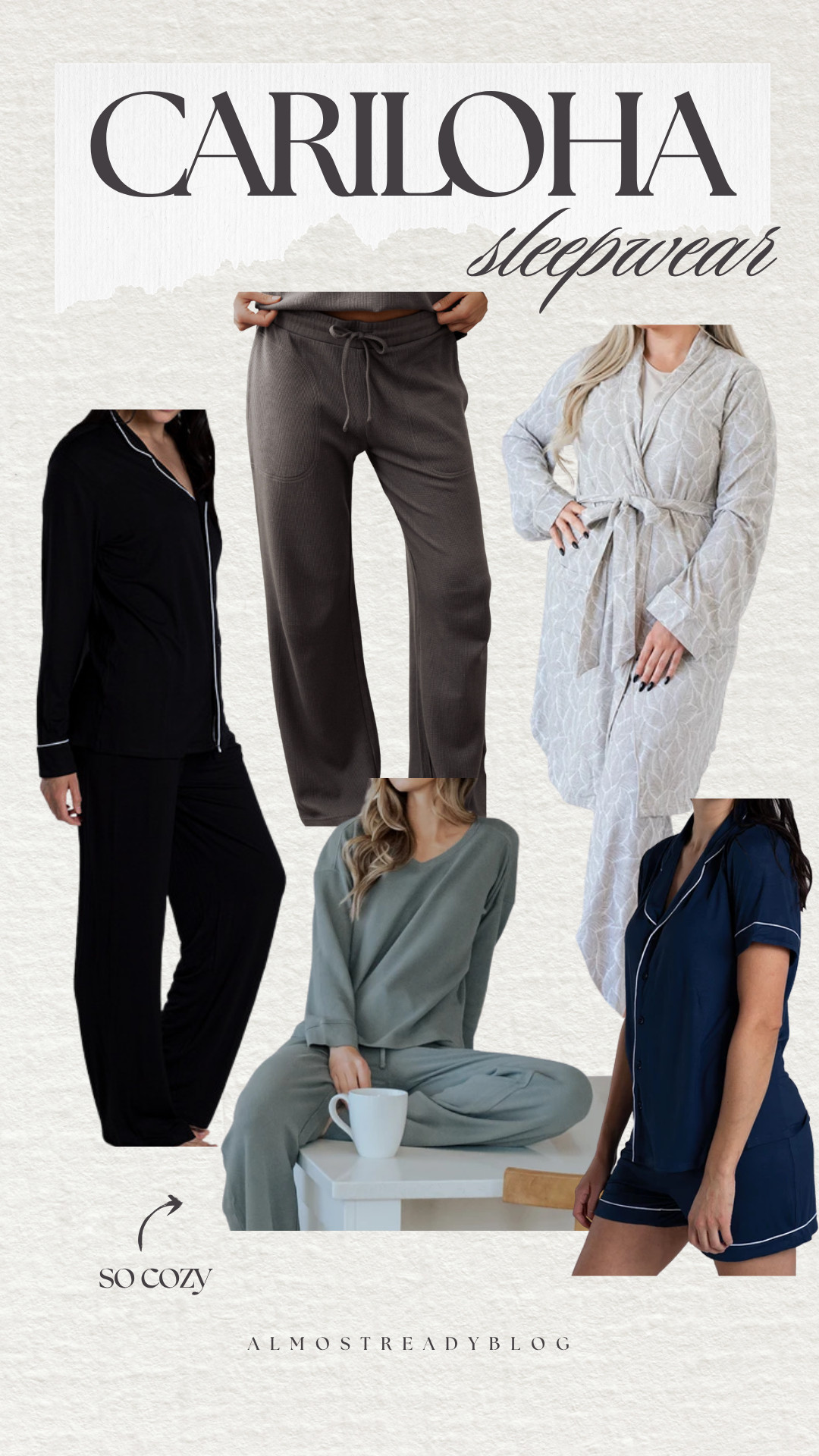Sleepwear that feels like a vacation!! The bamboo fabric is so soft and breathable

sleep wear, pajamas, pjs, cariloha, robe, matching set, lounge wear, amanda west, almost_readyblog 

 #LTKootd #LTKmorningroutine
