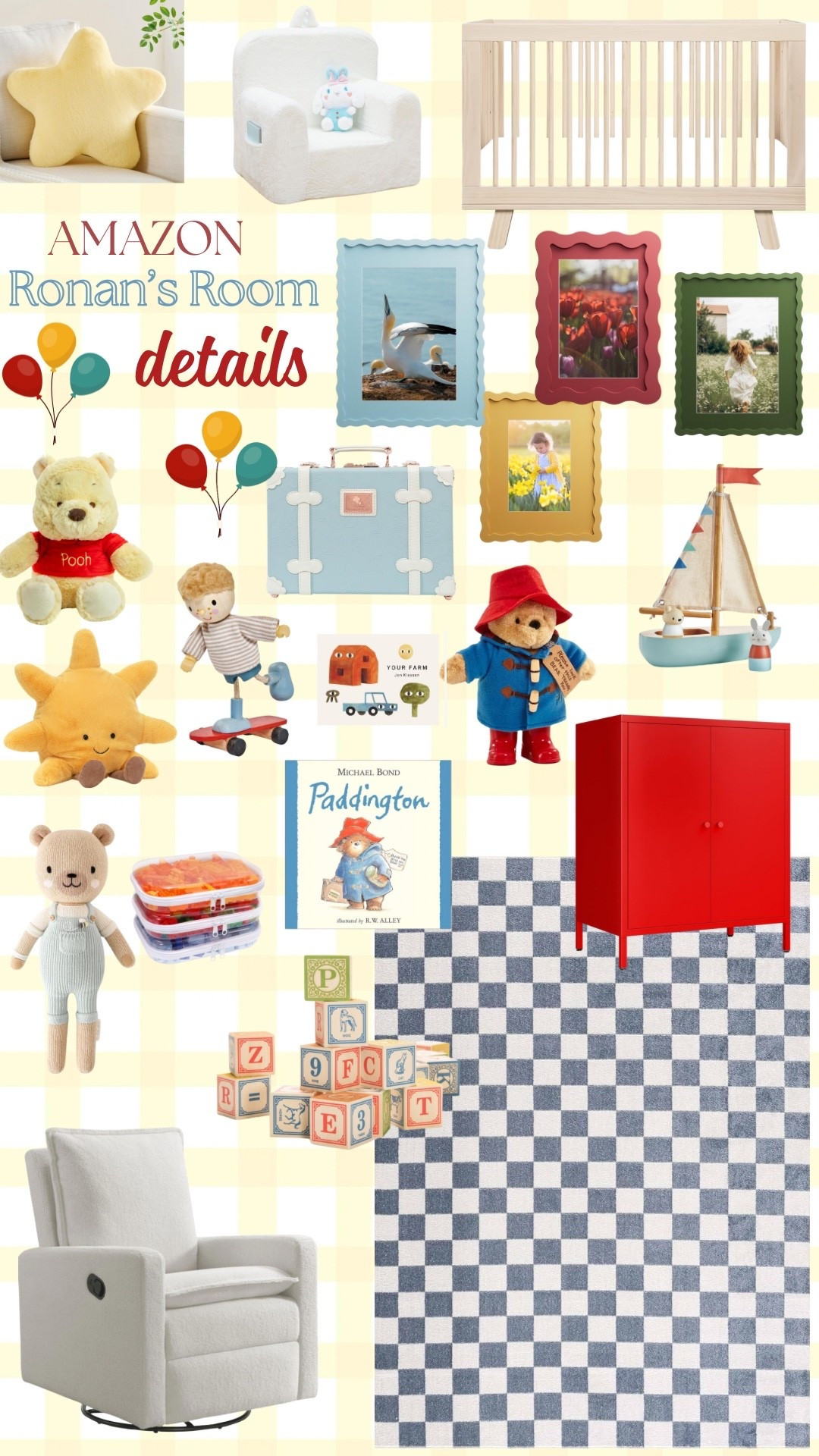 Ronan’s Room Details! 🤍🎈






Amazon, Amazon Finds

#LTKHome #LTKFamily