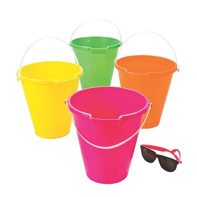 Sand Bucket Set, Summer Play Sets, Easter Basket, Gift Containers, Beach & Water Toys, Bright Col... | Walmart (US)