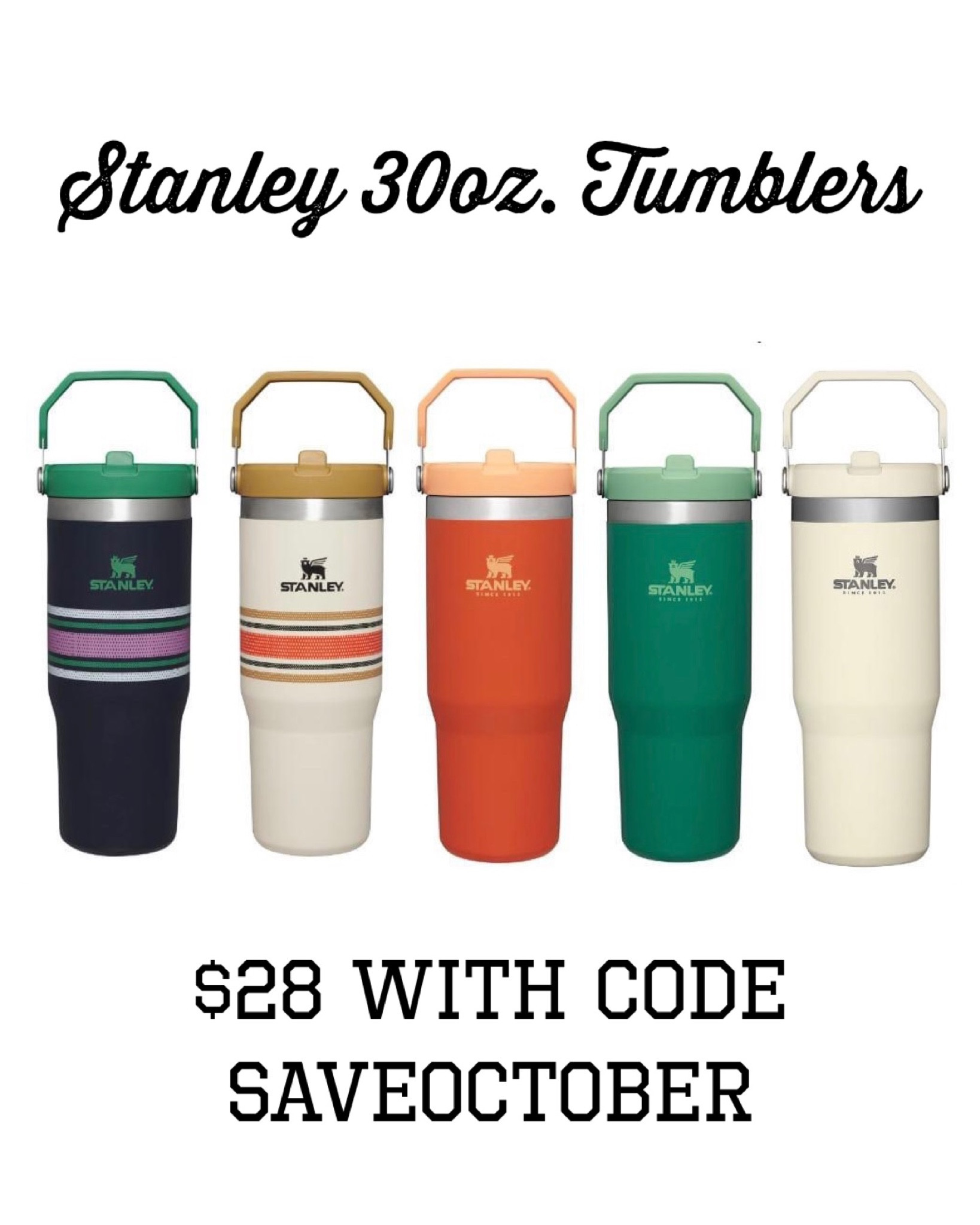 Original Stanley Varsity IceFlow Flip Straw Tumbler 30oz.