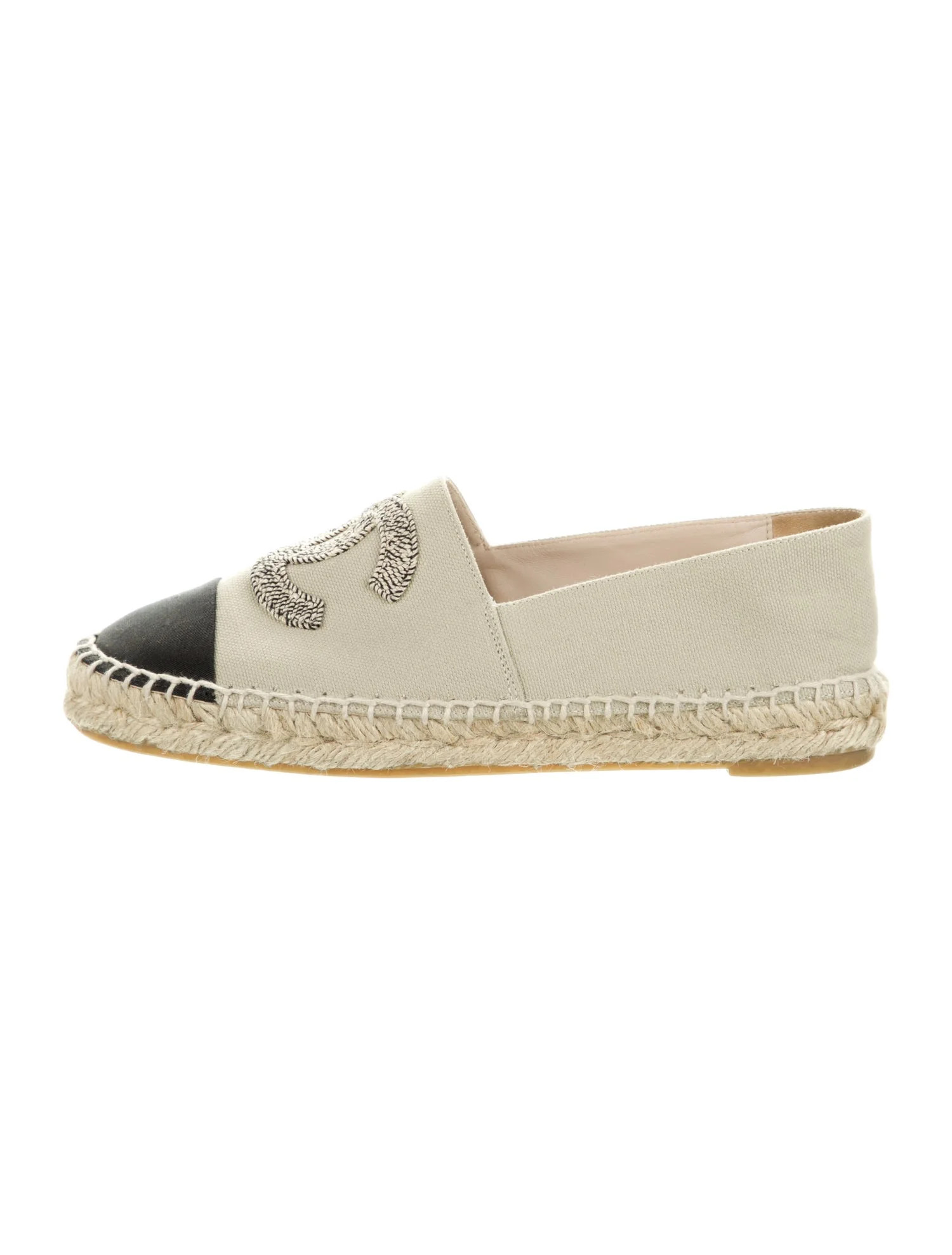 Canvas Colorblock Pattern Espadrilles | The RealReal