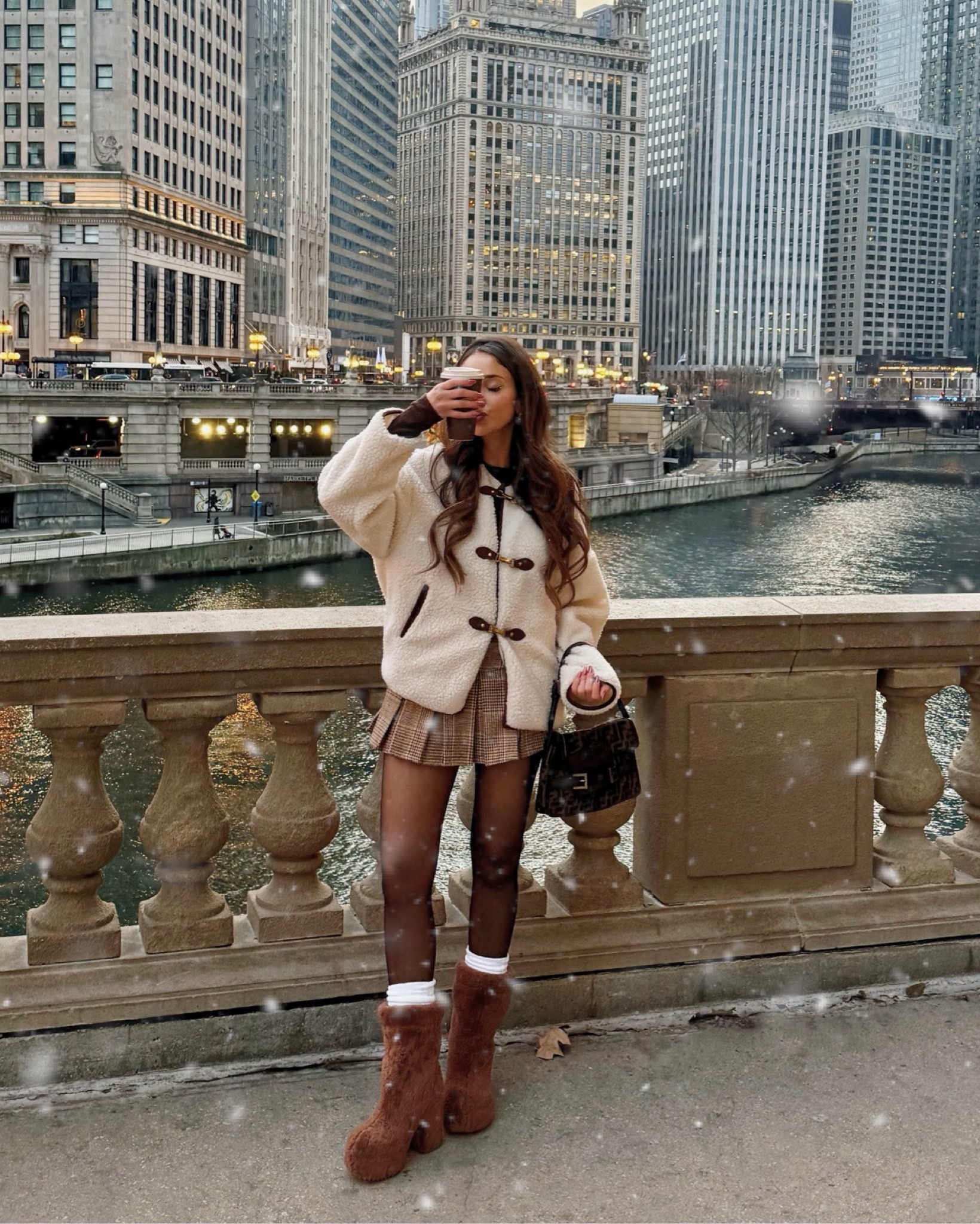 princess polly sherpa jacket, plaid pleated mini skirt, aritzia scrunch socks, inuiiki sherpa heeled boots

winter fashion trends, winter street style, winter whites 

#LTKSeasonal #LTKFindsUnder100 #LTKHoliday