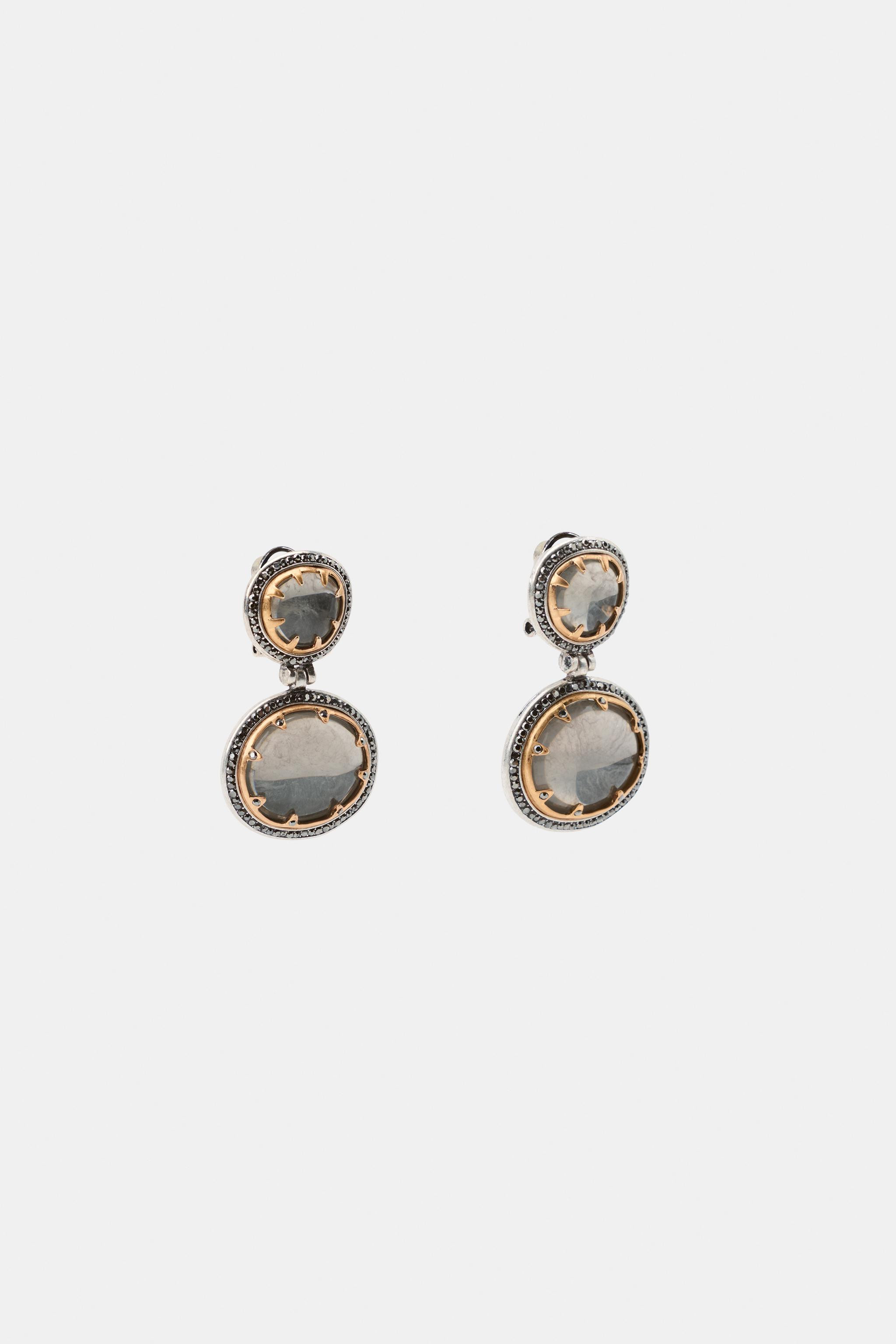 BEJEWELLED SHIMMER EARRINGS | Zara UK