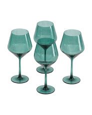 Set Of 4 18oz Wine Glasses | TJ Maxx