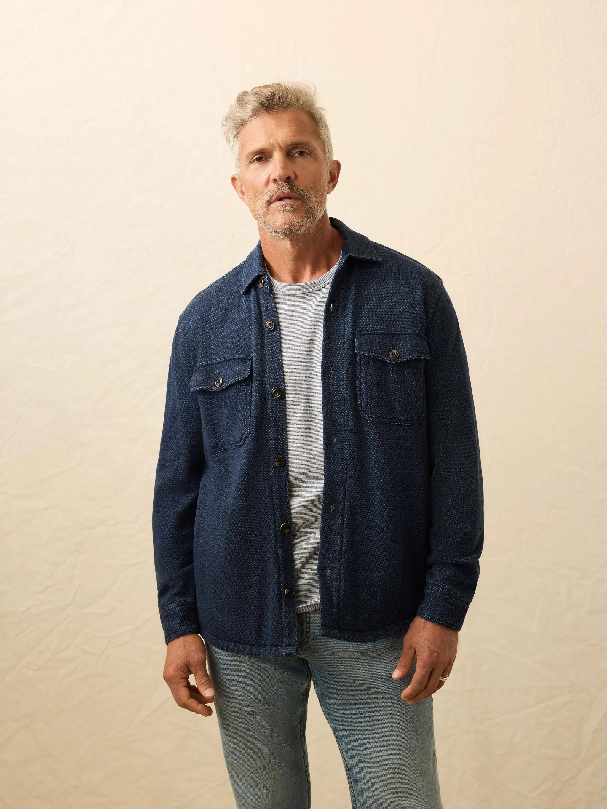 Inlet Knit CPO - Hendricks Indigo Wash | Faherty
