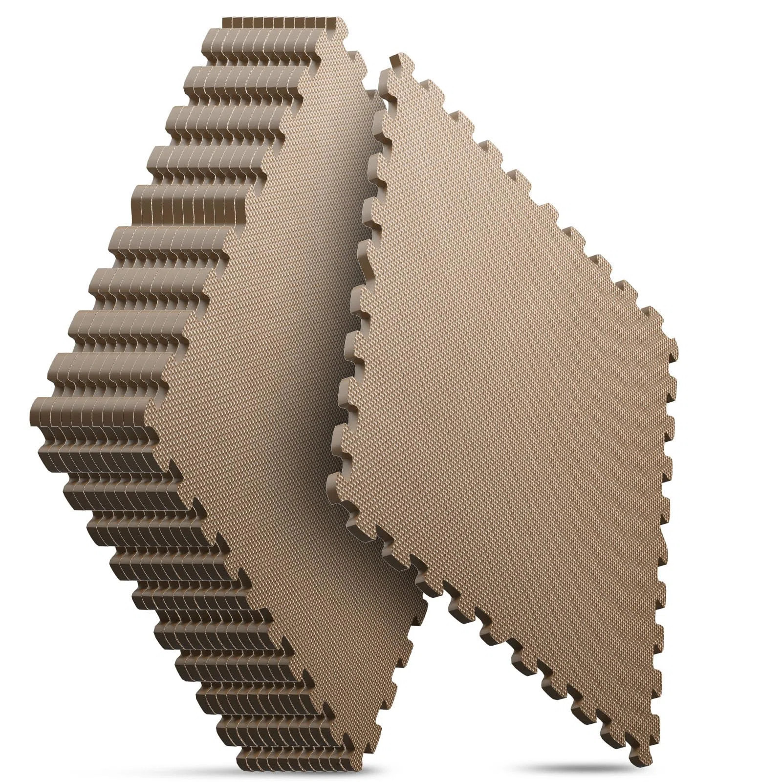 Home Gym Mat, Puzzle Exercise Mat, EVA Interlocking Foam Floor Tiles For Home Workout Equipment A... | Wayfair North America