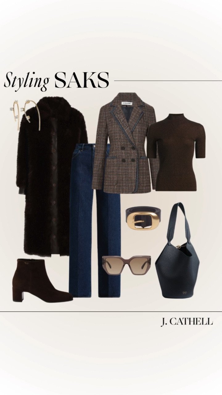 Elevated layers, timeless silhouettes, and pieces that instantly make an outfit feel polished 🤍 From tailored blazers and luxe outerwear to feminine knits and statement accessories, these are the kind of wardrobe staples that work season after season. Whether you’re styling everyday denim or dressing for winter events, it’s all about rich textures, thoughtful proportions, and effortless sophistication.

Shop these classic, wear-everywhere finds that make getting dressed easy and chic.

@saks #saks #sakspartner

#WinterStyleInspo #ElevatedEveryday #ChicLayers #ClassicStyleWomen #TimelessWardrobe #WomenOver30Style #LuxuryFinds #JCathell

#LTKootd #LTKOver40 #LTKHoliday