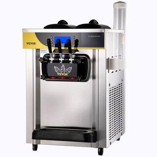 VEVOR Commercial Ice Cream Maker 2200-Watt Countertop Soft Serve Machine 22 l to 30 l/Hours Yield... | The Home Depot