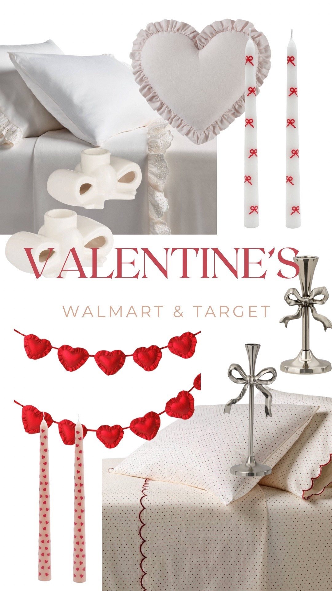Affordable Valentines decor at Target & Walmart 💕 

#LTKSeasonal #LTKHome
