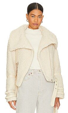 Tularosa Bailey Moto Jacket in Tan Sand from Revolve.com | Revolve Clothing (Global)