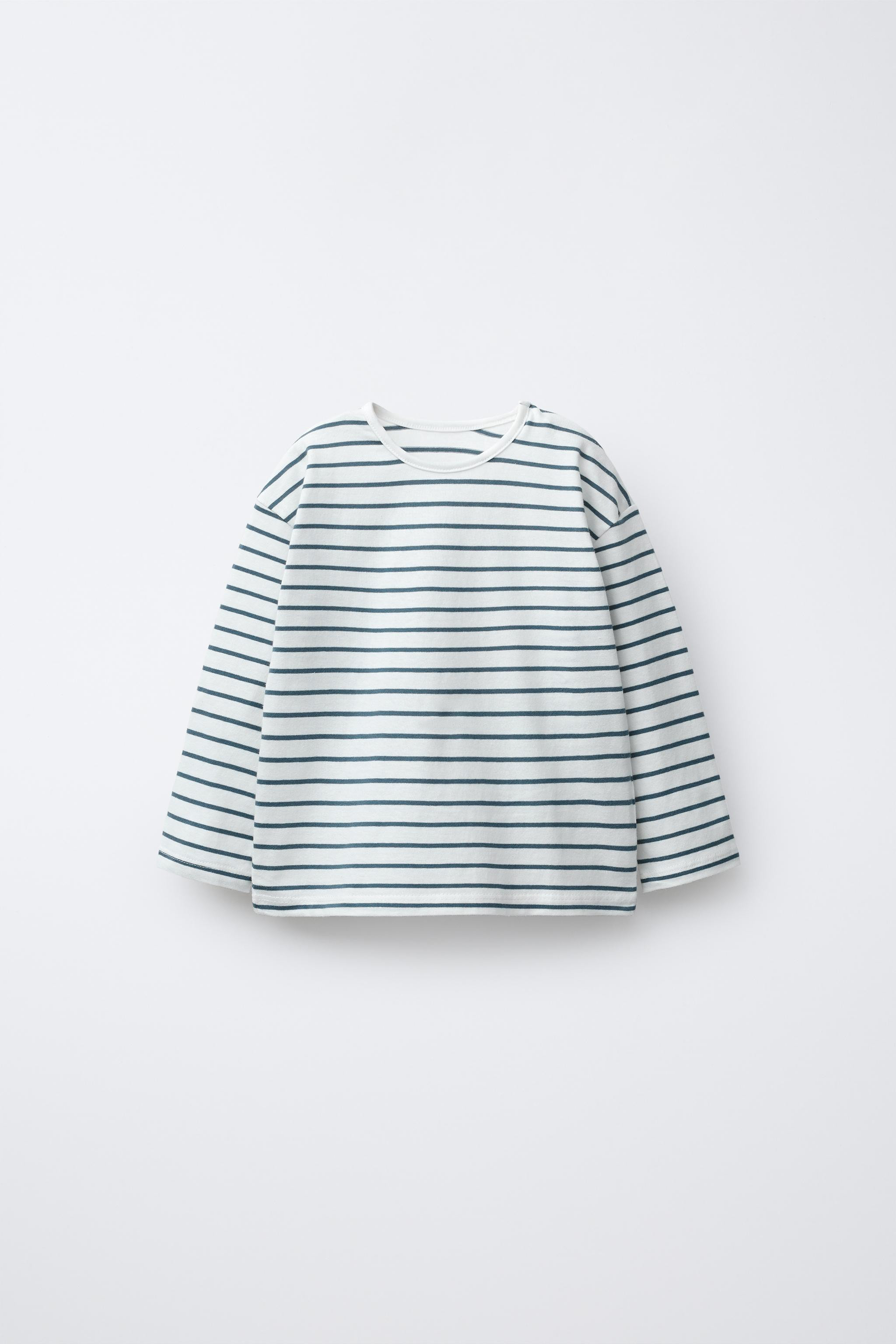 THREE-PACK OF STRIPED AND SOLID T-SHIRTS | Zara US