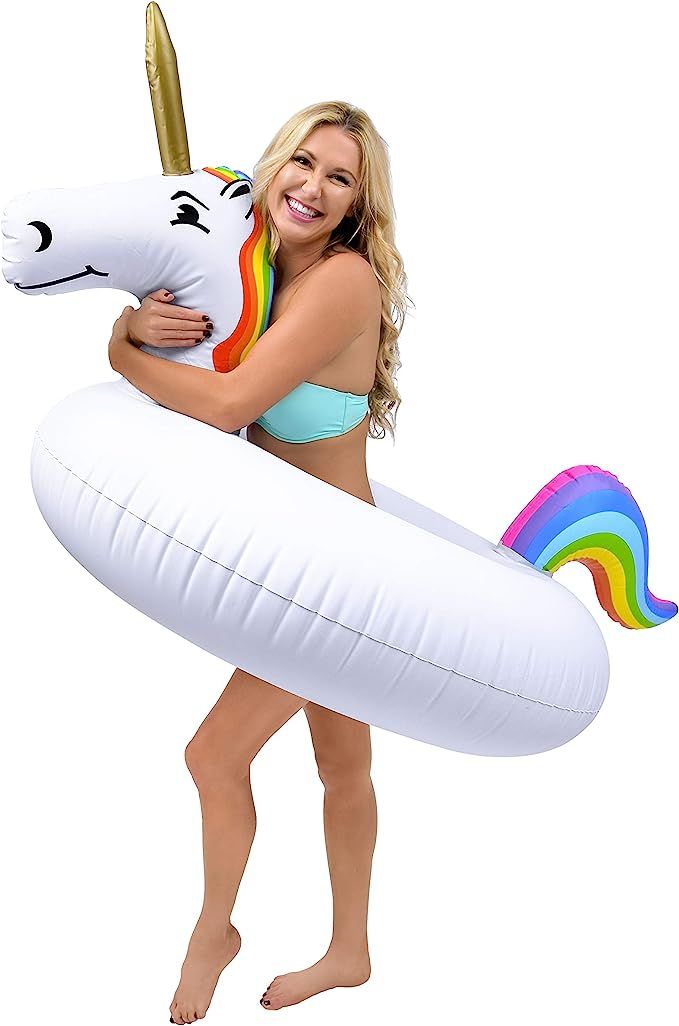 GoFloats Unicorn Pool Float Party Tube - Inflatable Rafts, Adults & Kids | Amazon (US)