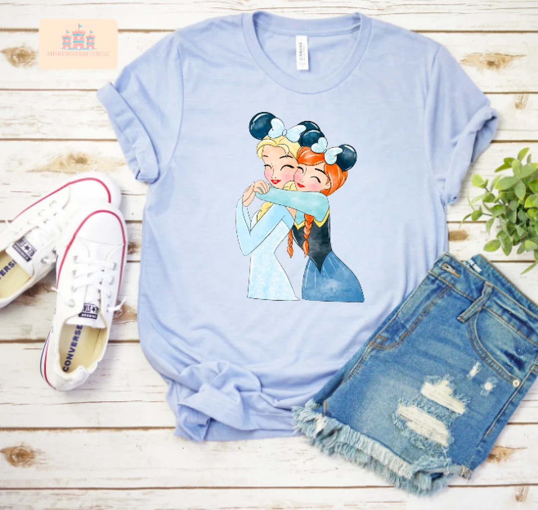 Women's princess Elsa shirt, Frozen Elsa women's shirt, frozen top, disney princess Elsa shirt, f... | Etsy (US)