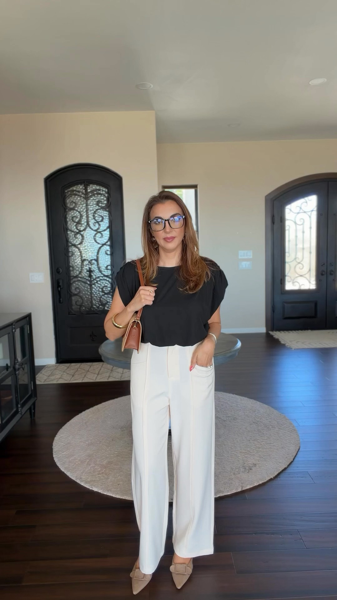 These trousers exceeded my expectations! 🤍 They’re lightweight, comfortable, and best of all… not see-through. The flattering high-waisted, wide-leg fit makes them so easy to dress up for work or keep casual for everyday wear.

I loved them so much I had to get them in two colors! These are the kind of timeless wardrobe staples you’ll reach for season after season.

#LTKootd #LTKWorkwear #LTKmorningroutine