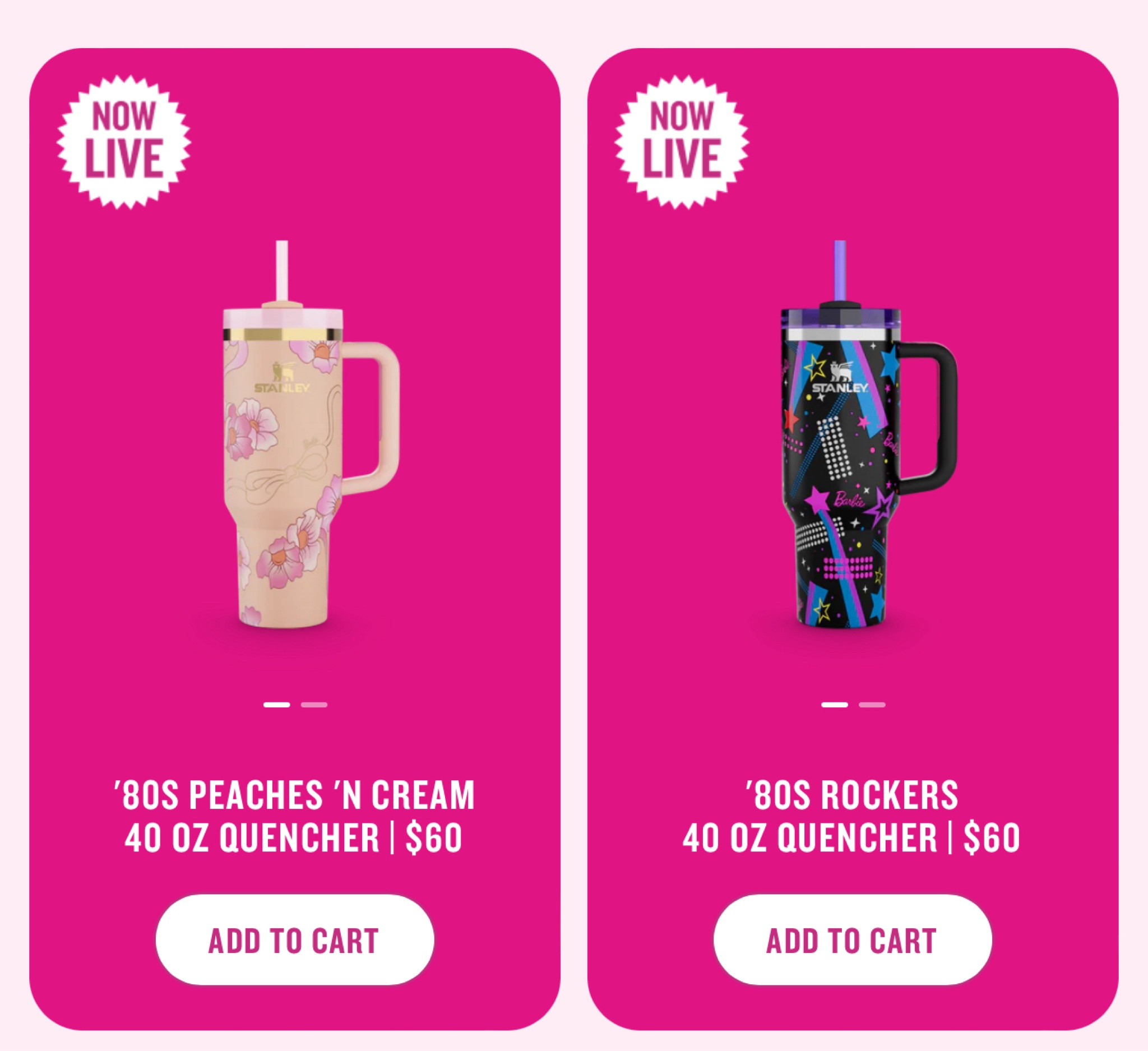 Today’s (9/19) Barbie Stanley Collab is live!!!! 

#LTKFamily #LTKTravel #LTKHome