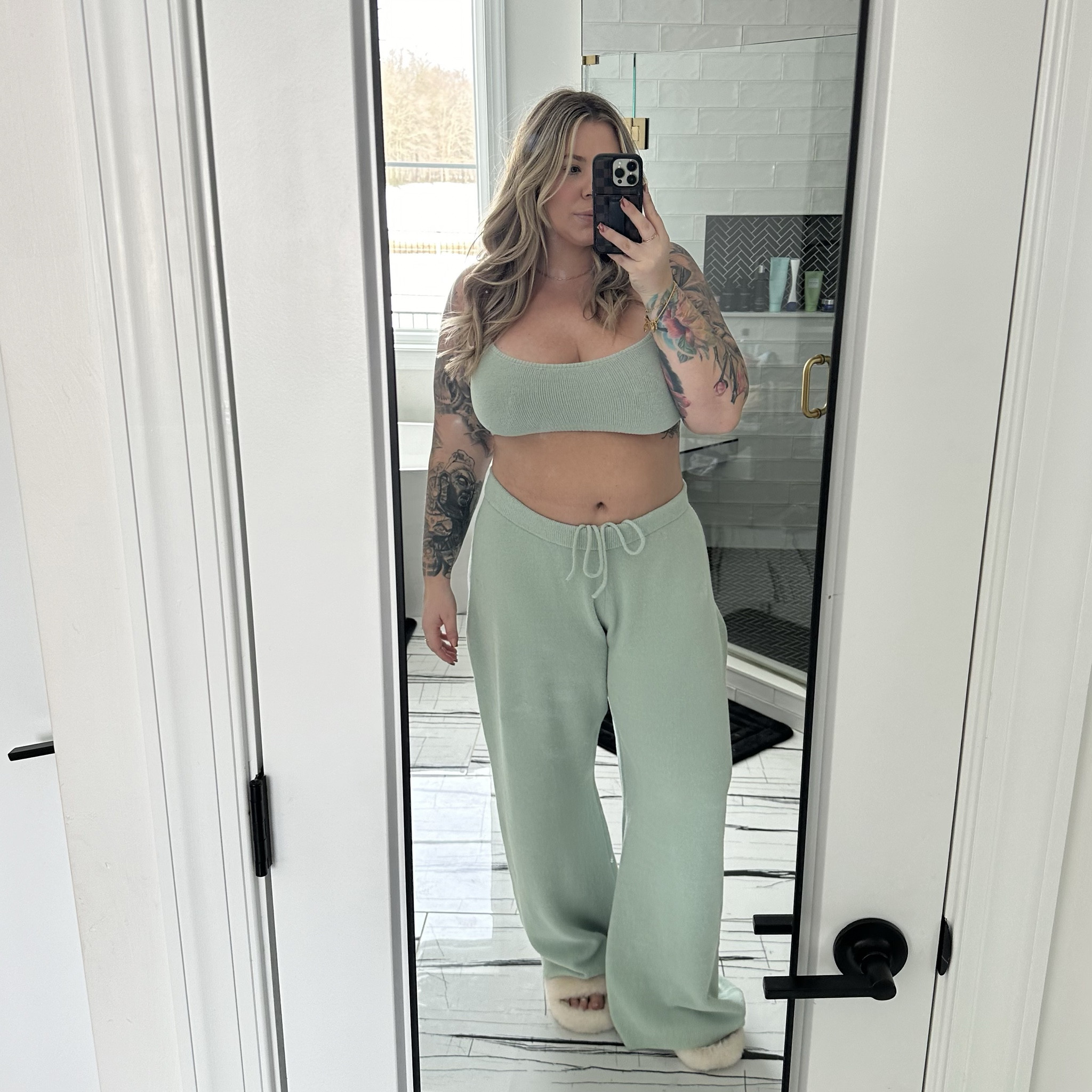 post-partum lounge wear for me 🤍 #loungewear #skims 