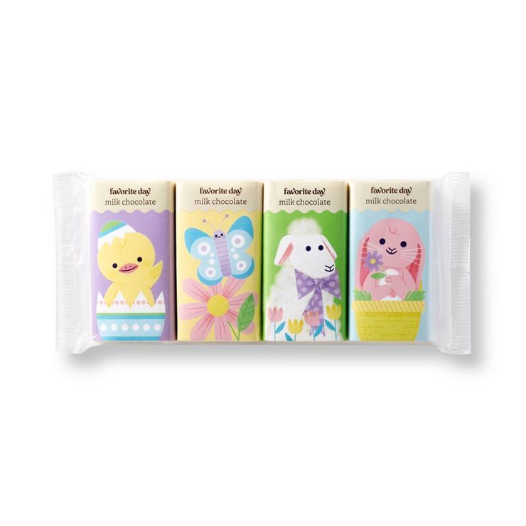 Easter Mini Milk Chocolate Bars - 2.1oz - Favorite Day™ | Target