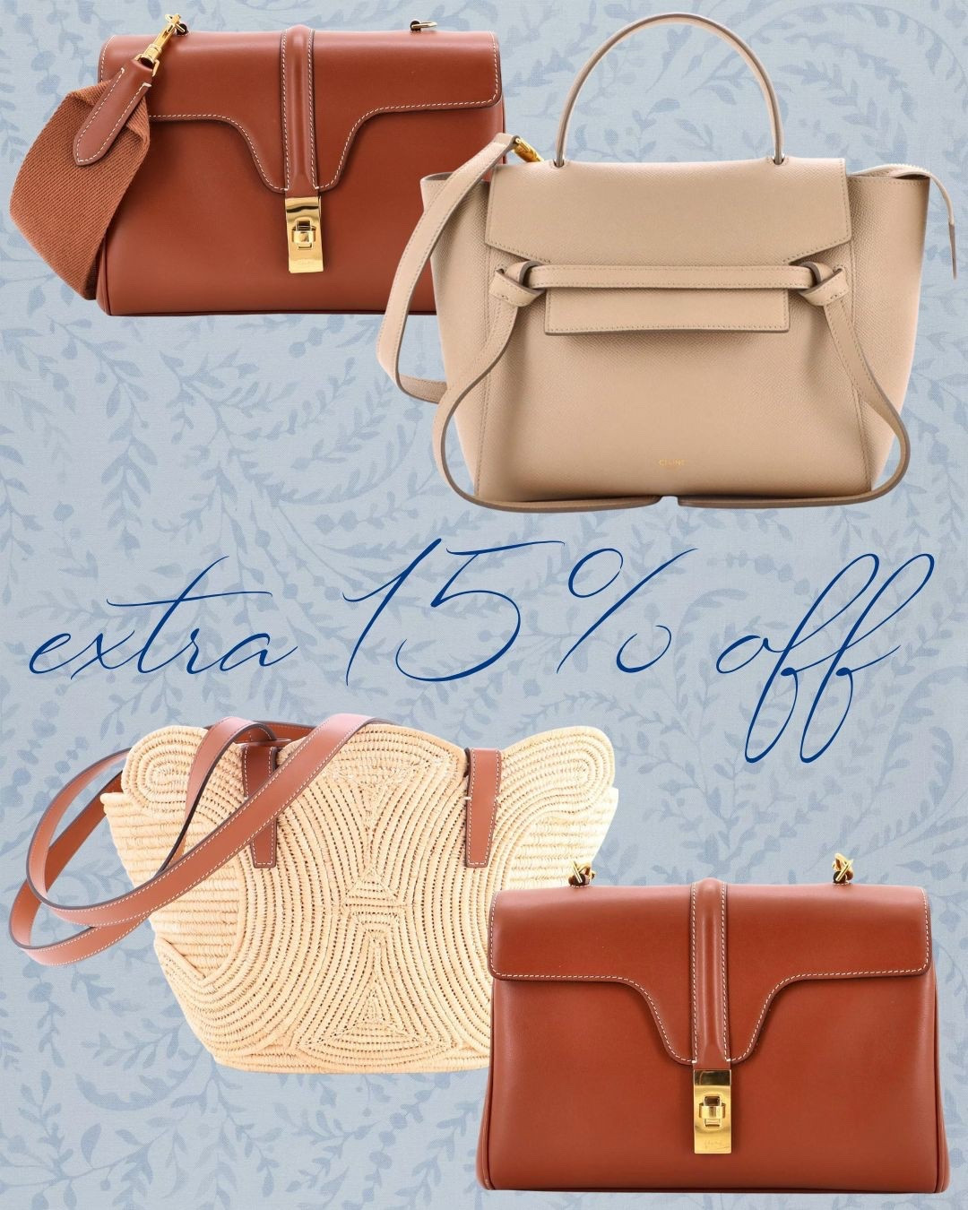Extra 15% off these designer bags! 

 

#LTKBeauty #LTKootd #LTKWorkwear
