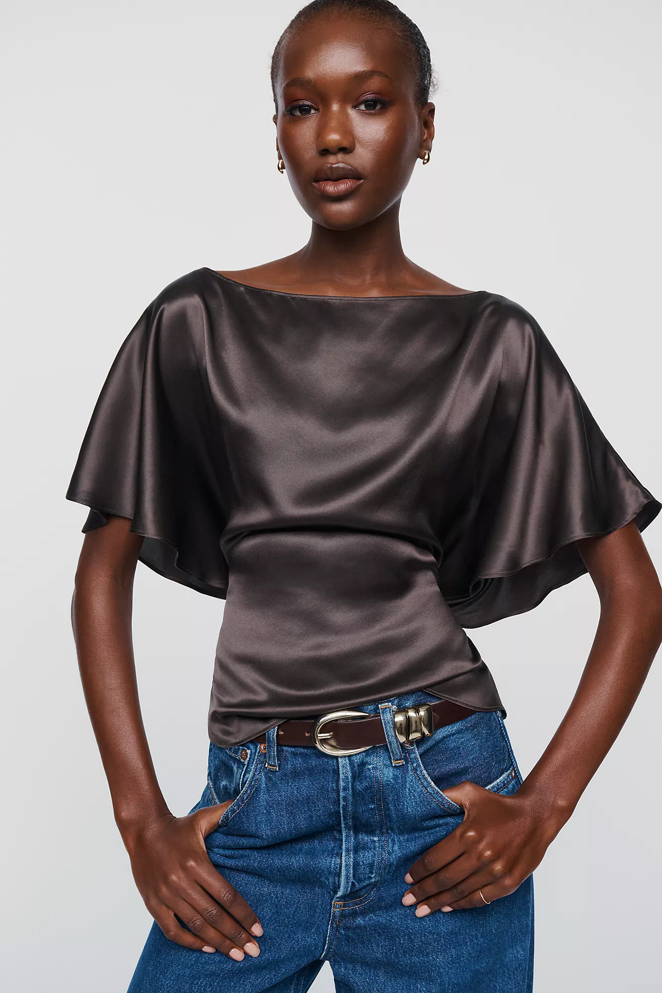 Avery 100% Silk Top | Anthropologie (US)