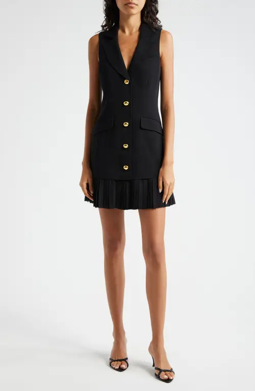 Cinq à Sept Regan Sleeveless Dress in Black/Black at Nordstrom, Size 2 | Nordstrom