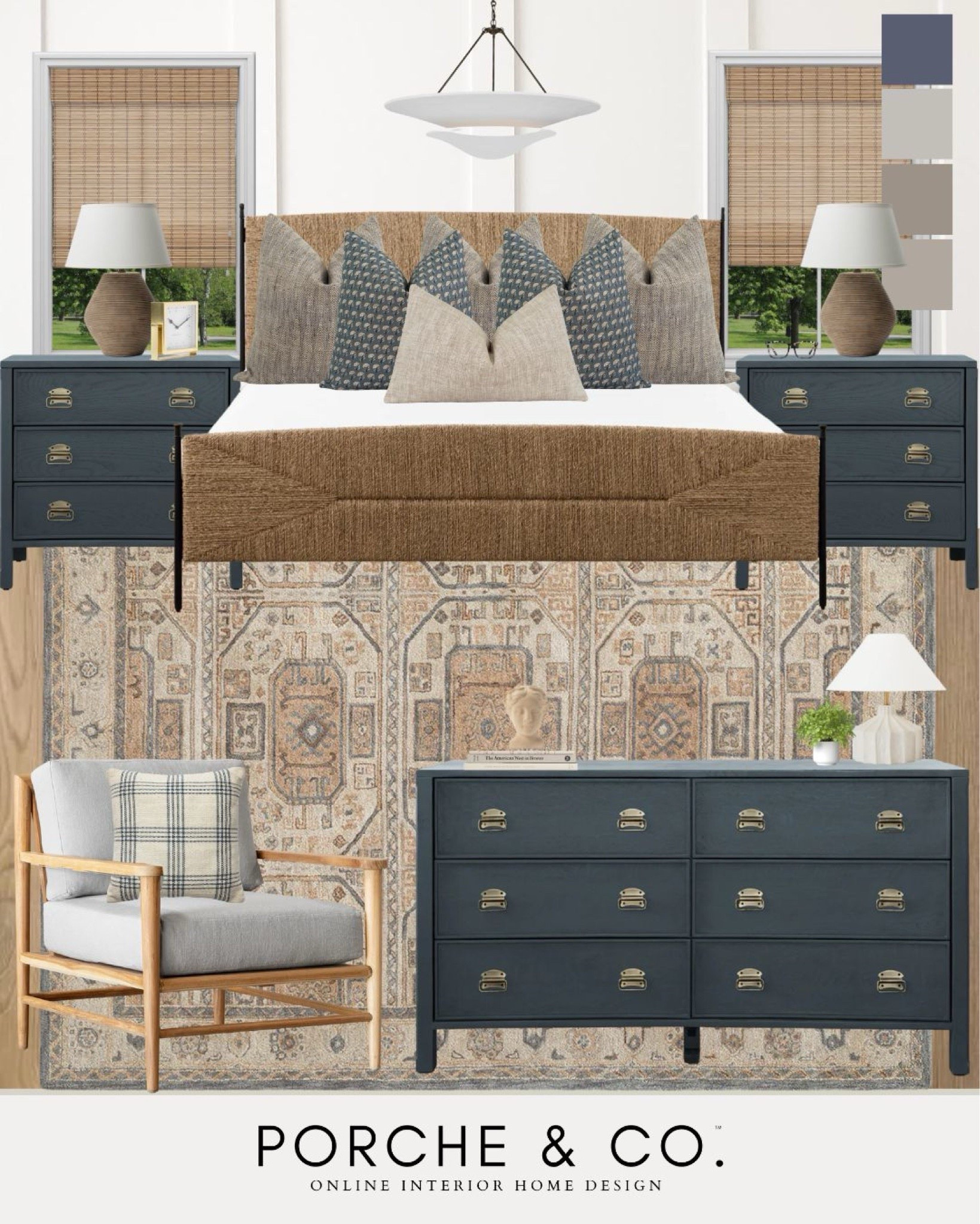 Moody, modern, timeless ✨🖤  a bedroom look that balances classic looks with rich, dark tones for that perfect cozy-luxe vibe.
#LTKhome #ModernClassic #MoodyInteriors #porcheandco

#LTKHome #LTKStyleTip