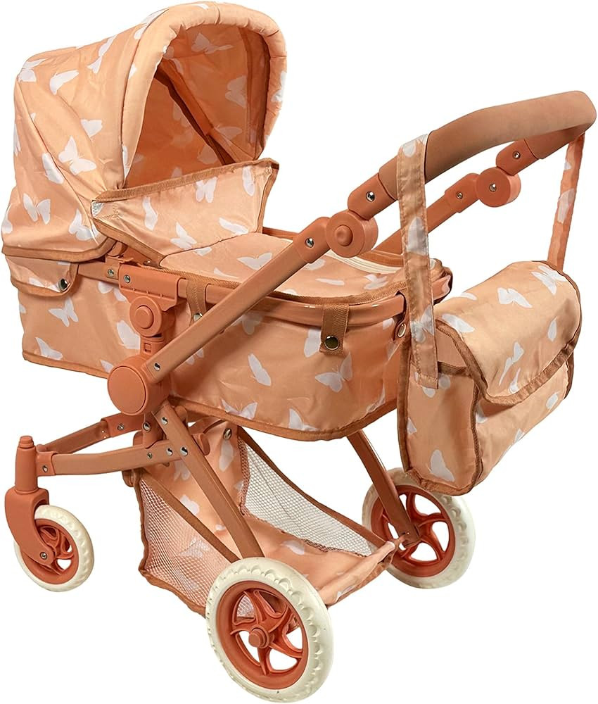Convertible Combo Baby Doll Stroller for 3 Year Old Girls & Up | Play Toy Baby Stroller for Dolls... | Amazon (US)