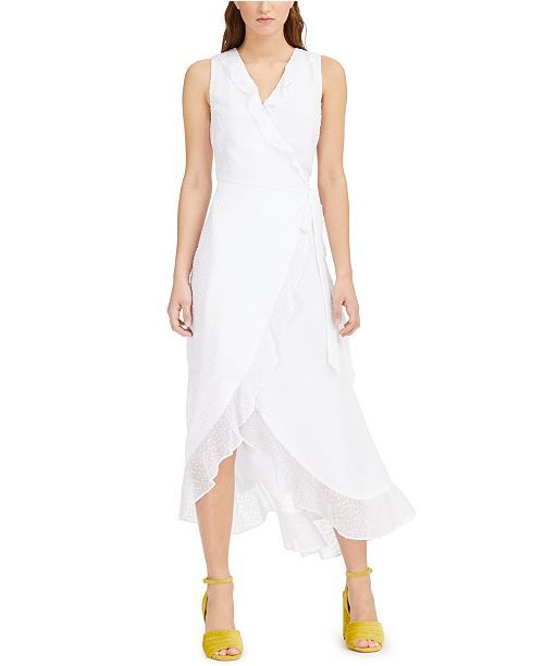 Clip-Dot Wrap Maxi Dress, Created for Macy's | Macys (US)