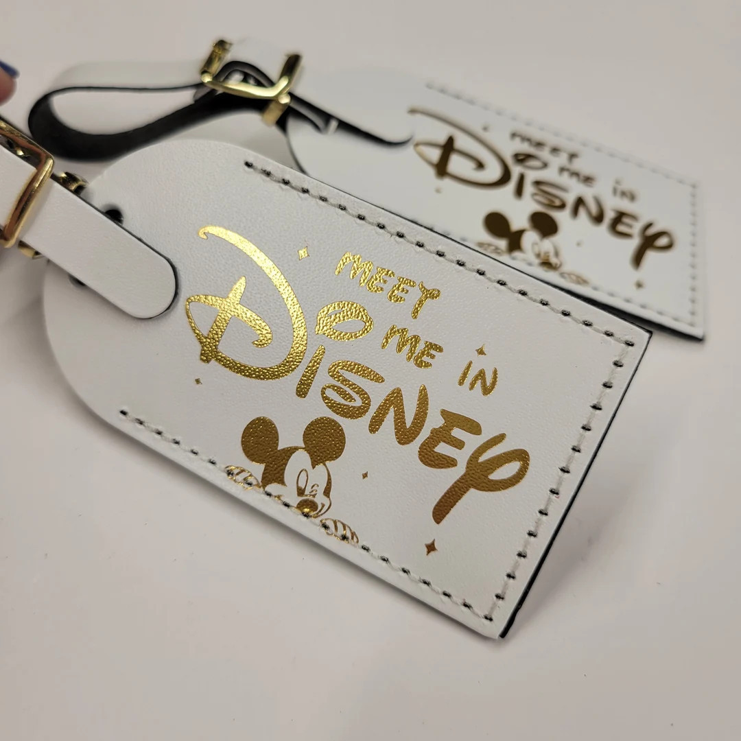 Meet Me in Disney Feat. Mickey Mouse Luggage Tags Made by - Etsy | Etsy (US)