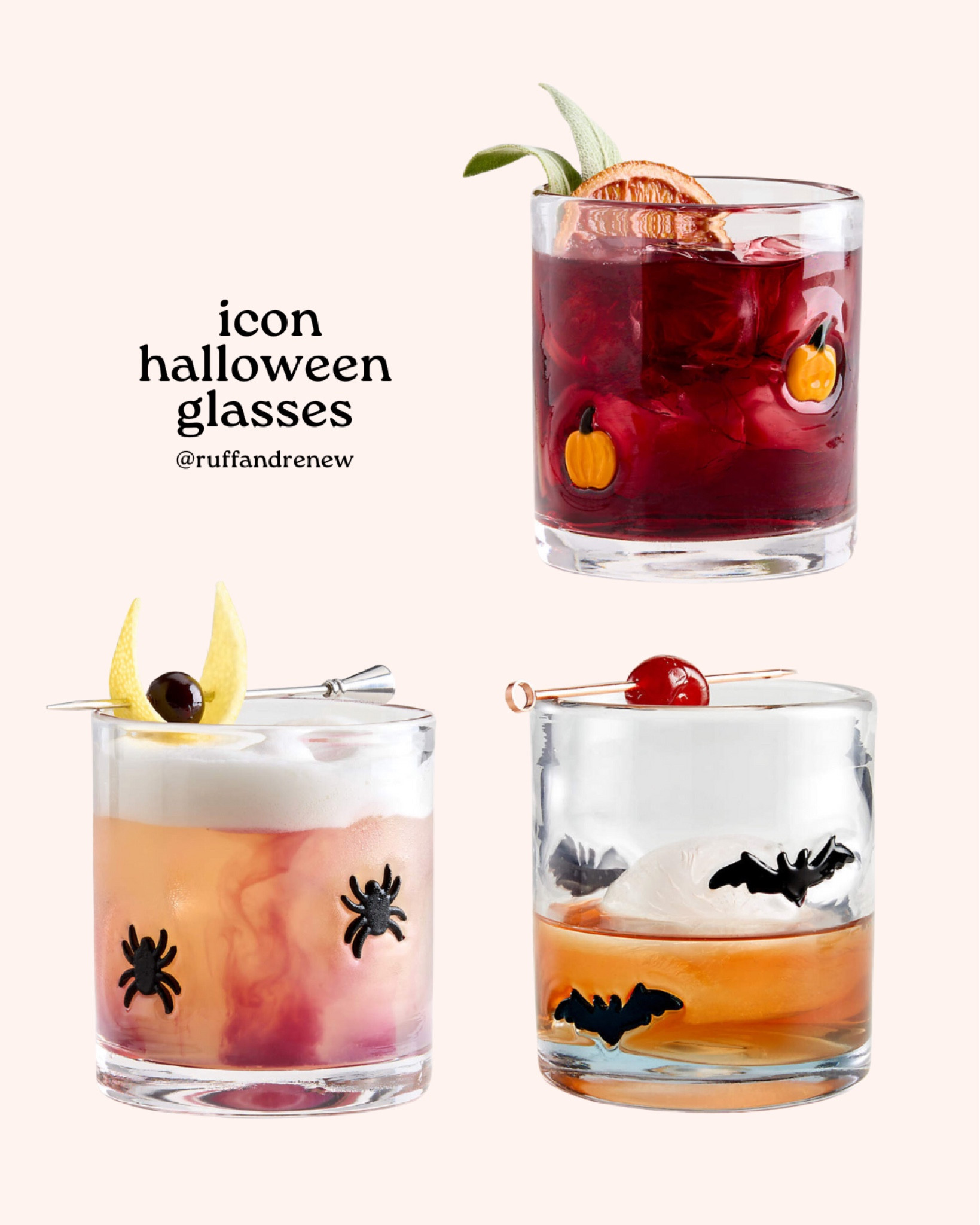 Halloween glasses / icon glasses / crate and barrel / Halloween / drinking glasses

#LTKHalloween #LTKFindsUnder50 #LTKSeasonal