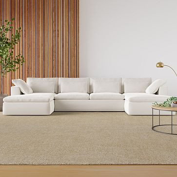Harmony Modular 3-Piece U-Shaped Chaise Sectional (158") | West Elm (US)