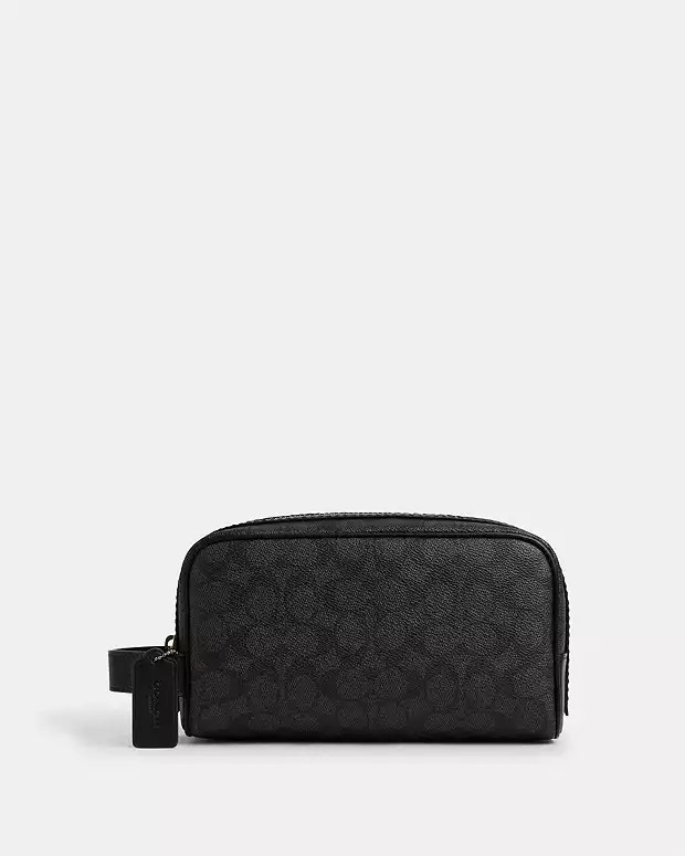 Small Travel Kit In Signature Canvas | Coach Outlet US