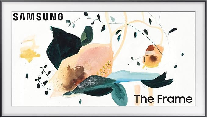 SAMSUNG 75-inch Class FRAME QLED LS03 Series - 4K UHD Dual LED Quantum HDR Smart TV with Alexa Bu... | Amazon (US)