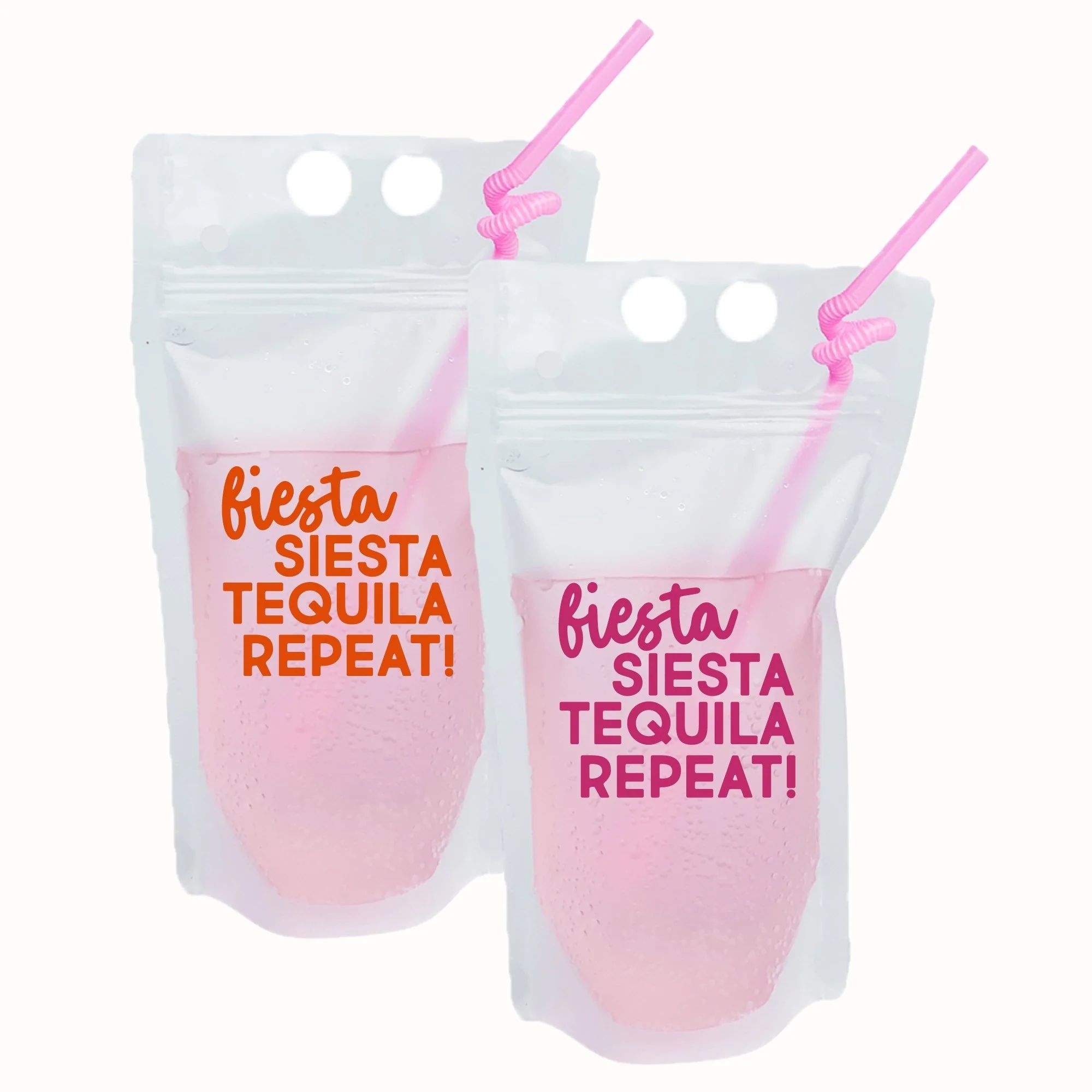 Fiesta Siesta Tequila Repeat Party Pouch | Sprinkled With Pink