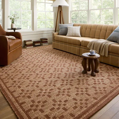 Chris Loves Julia x Loloi Judy Natural / Spice Area Rug | Wayfair North America
