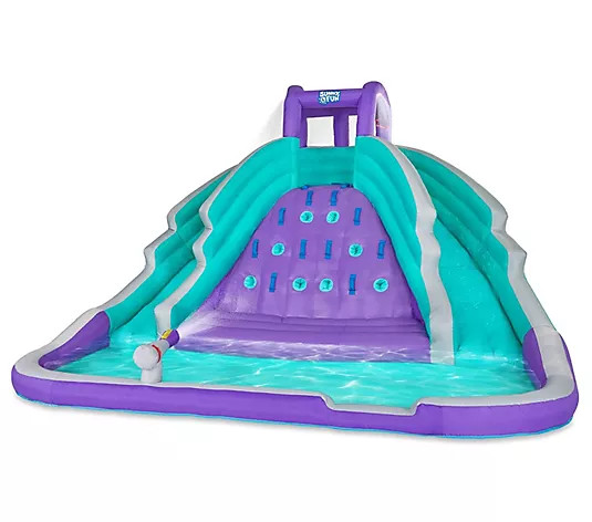 Inflatable Water Slide & Blow-Up Pool, BackyardWater Park - QVC.com | QVC