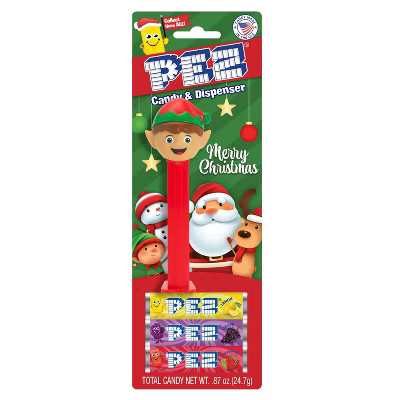 Pez Christmas Assorted Candy Dispenser Stocking Stuffers - 0.87oz (Packaging May Vary) | Target