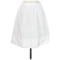 Madewell Formal Skirt: White Solid Pattern Bottoms - Size 2 | ThredUp (US)