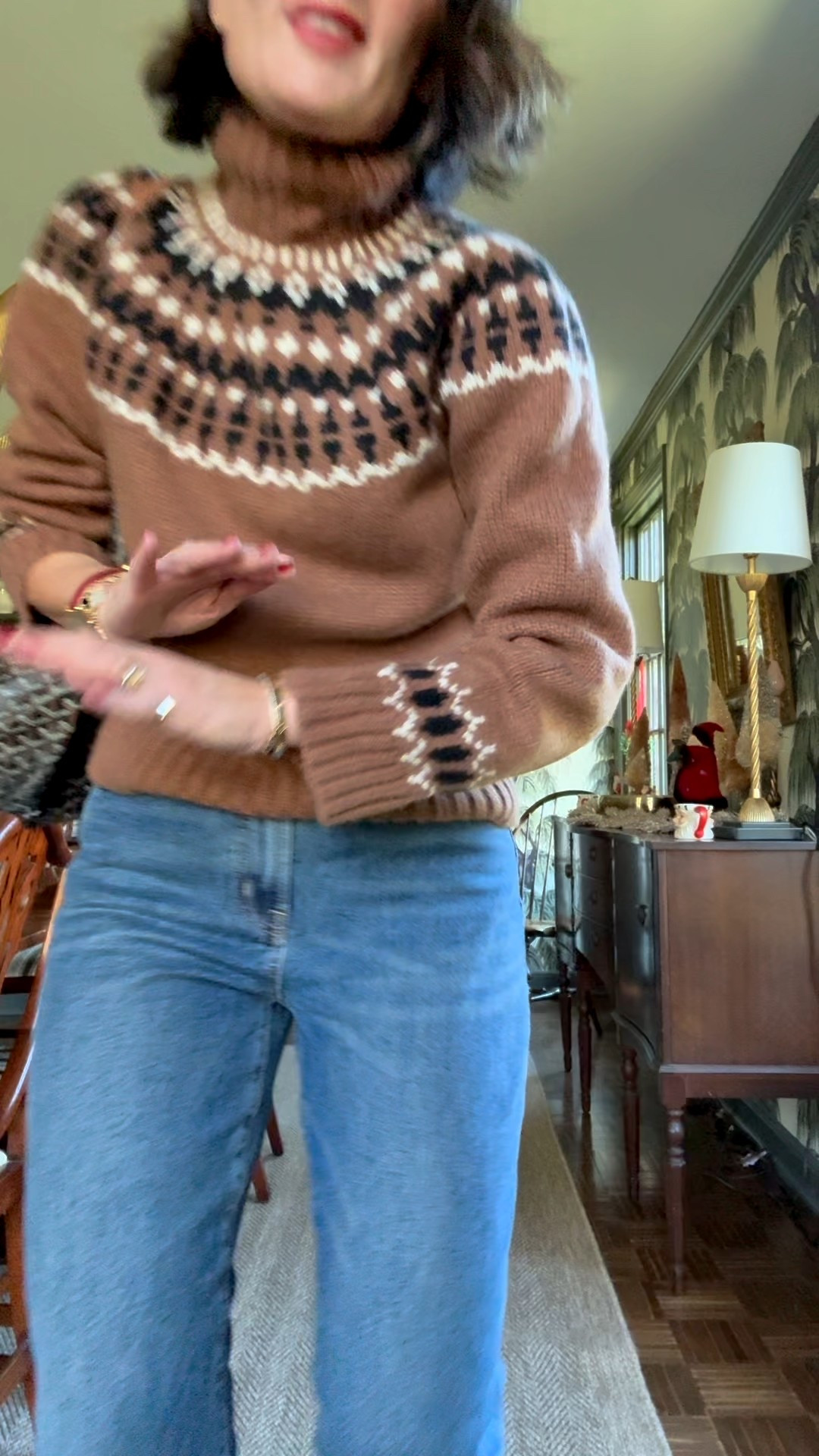 These straight leg jeans are my new favorite. They look so good with boots, are so comfortable and I love where they hit on the ankle. Under $200. 