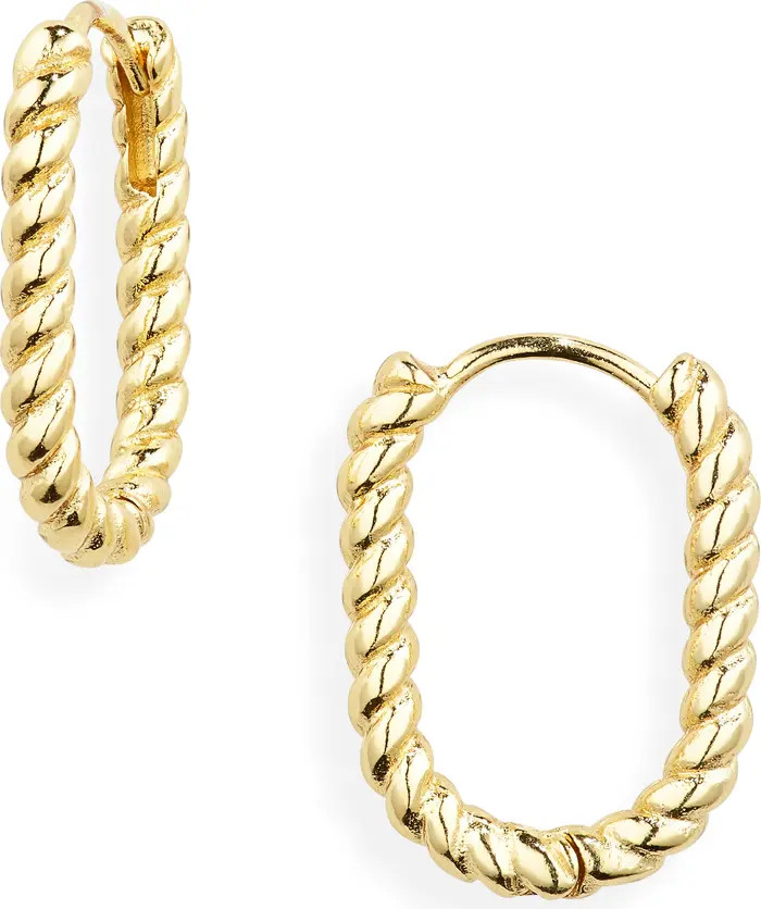 Rope Carabiner Hoop Earrings | Nordstrom