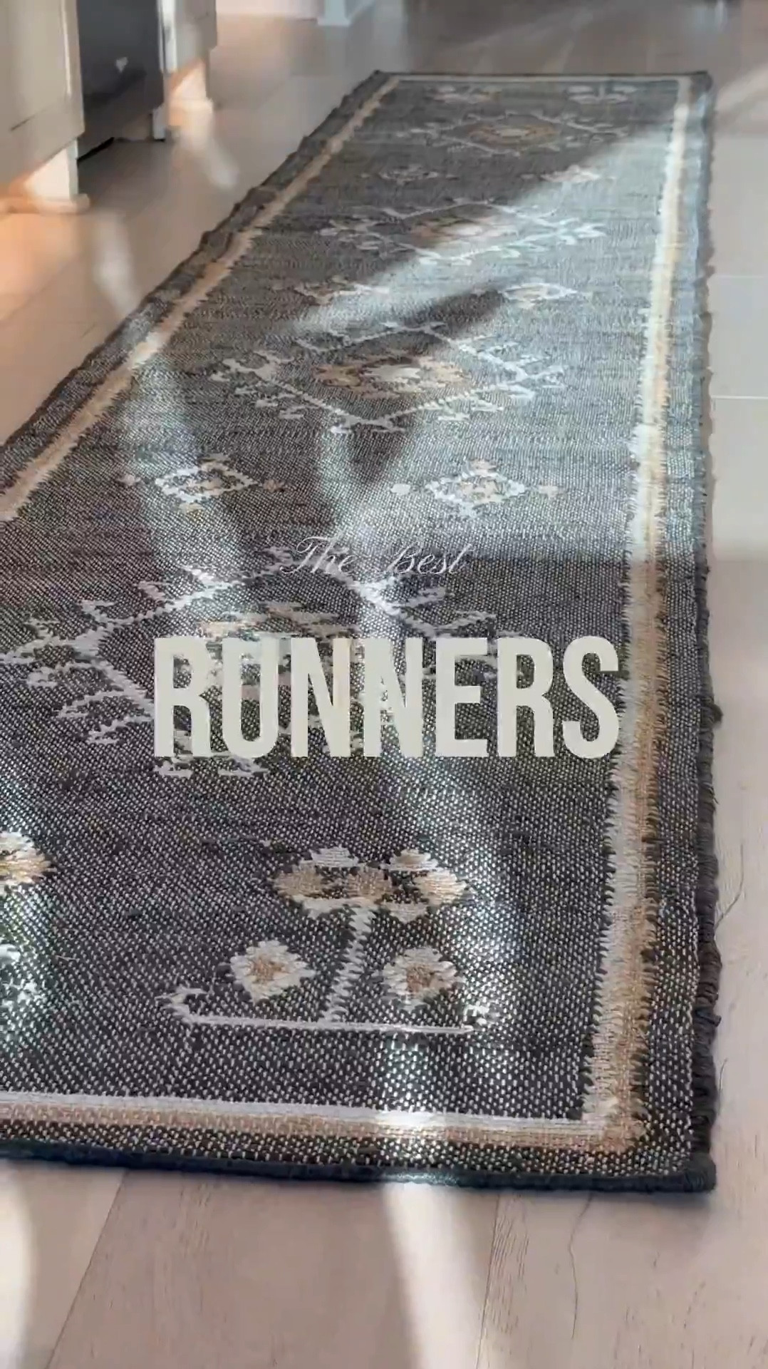 I am obsessed with these gorgeous runners! Let me know which one is your favorite 1,2,3, or 4th option. I added rug grippers to the corners to keep the rug in place. A rug mat is also perfect to keep the rug from sliding 🤎

#LTKStyleTip
#LTKHome #LTKSaleAlert