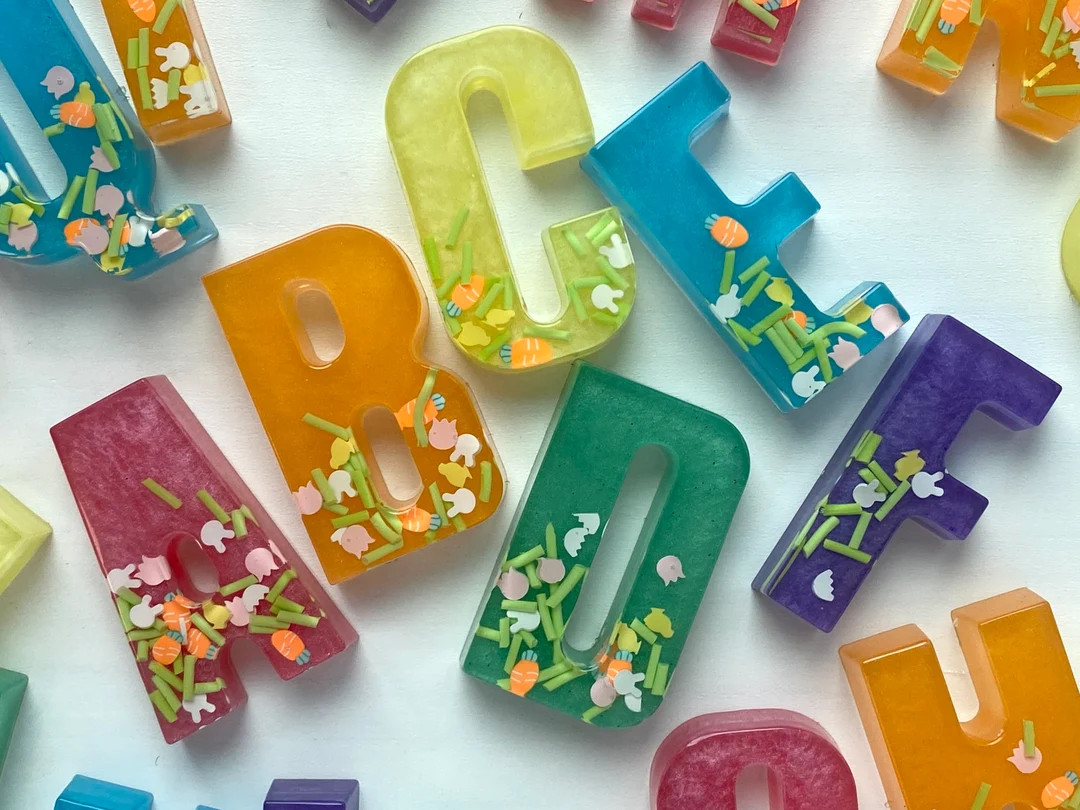 Easter Resin Letters | Etsy (US)