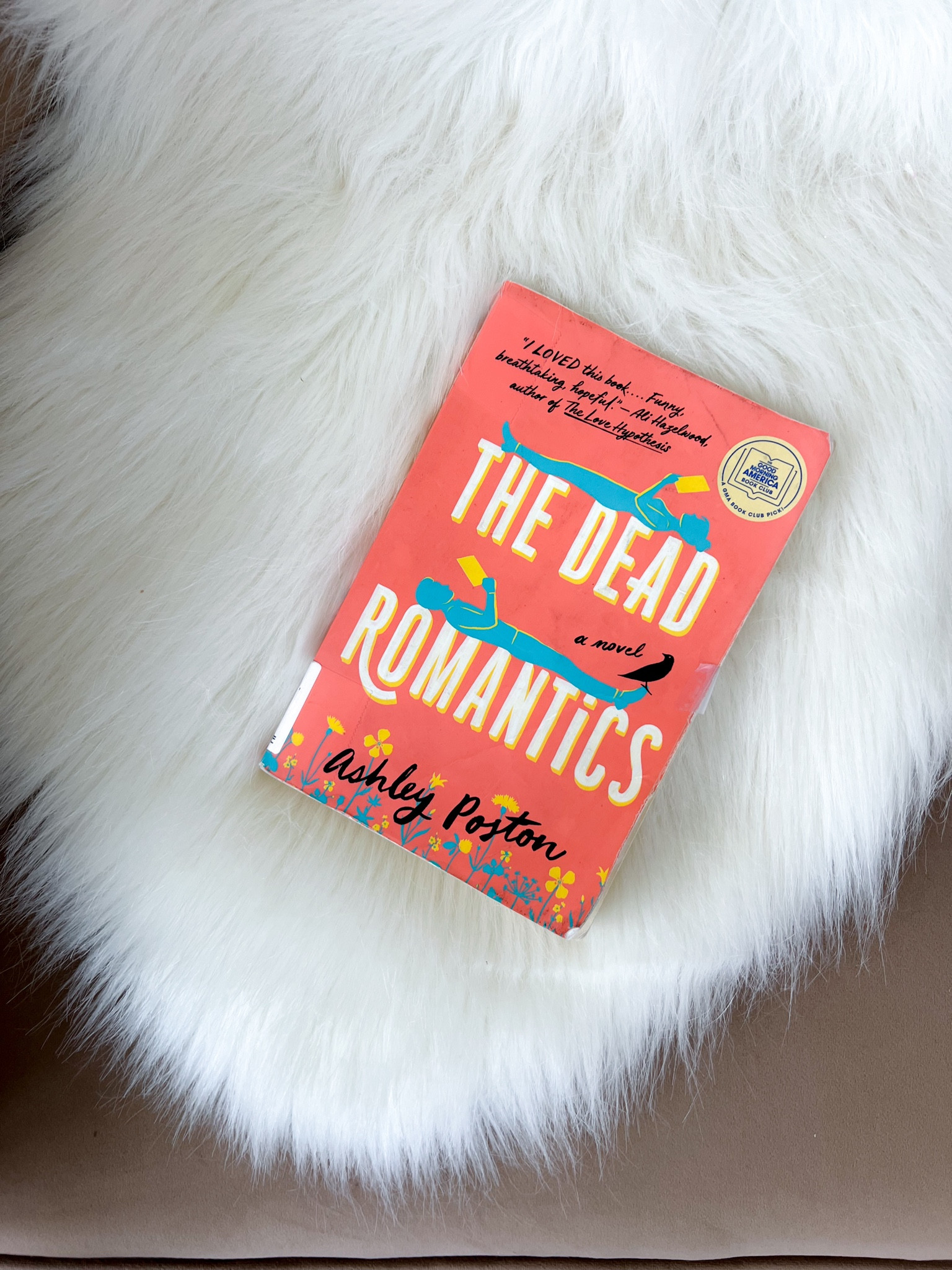 ⭐️⭐️⭐️⭐️

By the end of this book I cried, laughed and actually missed the characters when I was done. It was a little slow to start but then I couldn’t put it down. Ashley is quickly becoming one of my favorite authors.

Brief summary:  A romance ghostwriter who's lost her motivation after a breakup is haunted by the spirit of her newly departed editor in this whimsical paranormal romance. Florence Day doesn't believe in love or happily-ever-afters any longer.