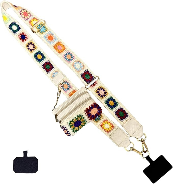 FOTN Clip And Go Strap For Phone With Wallet,Phone Strap With Zippered Pouch,Phone Strap Crossbod... | Amazon (US)