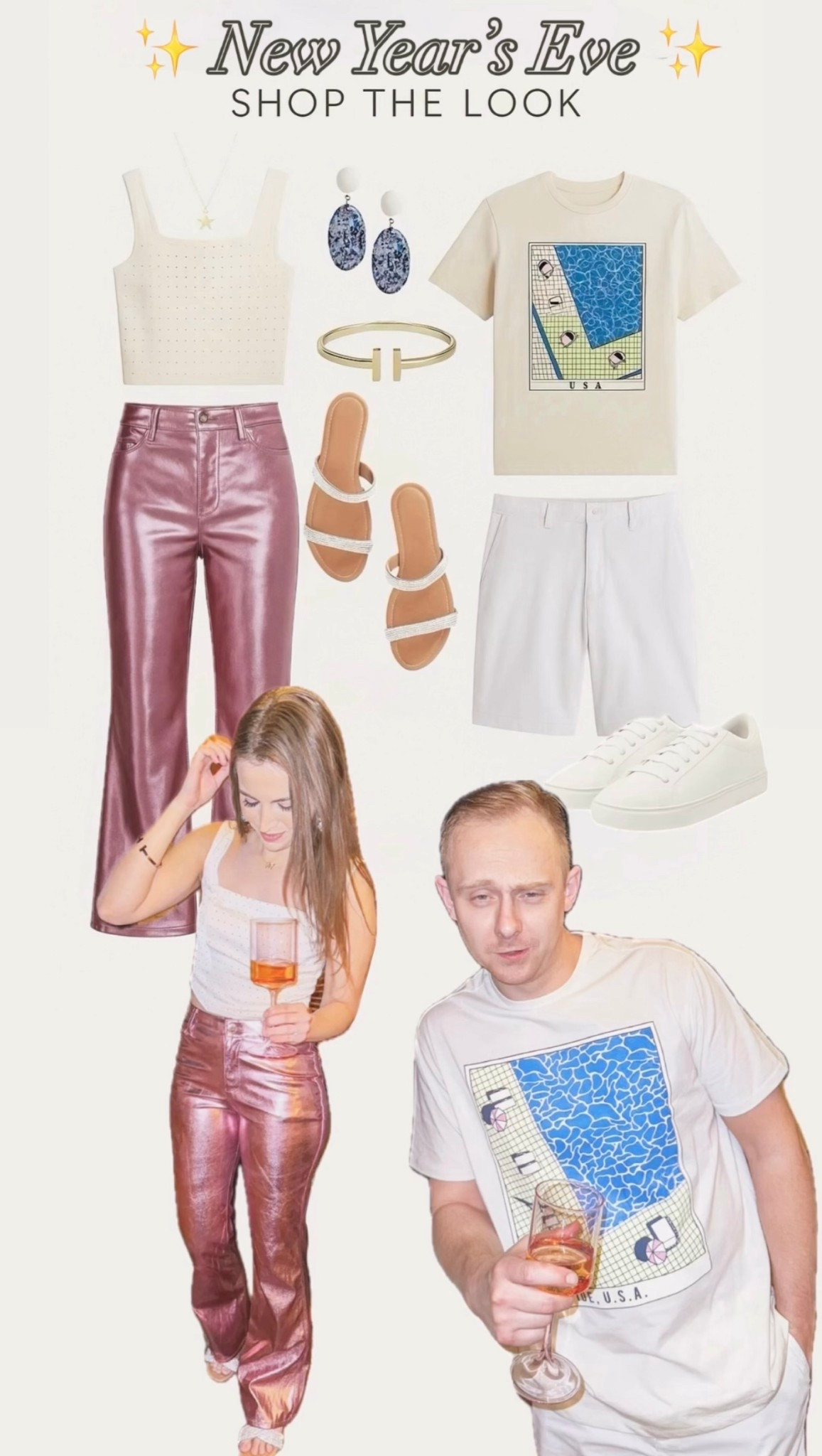 NYE outfit ideas for her & him ✨
Metallics, neutrals, and pieces you can rewear all year. 🤍

#LTKHoliday #LTKSeasonal #LTKMens